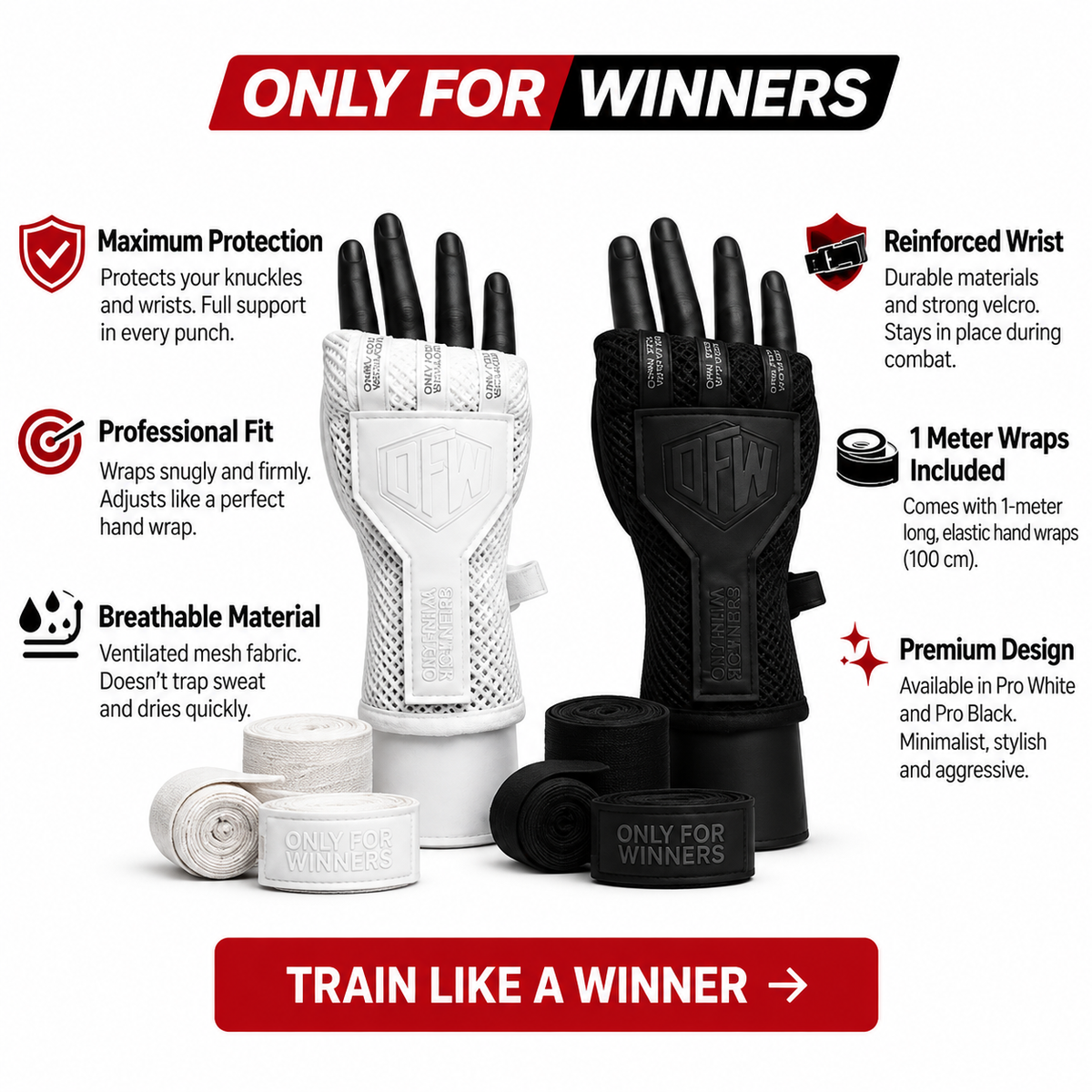 Training hand wraps