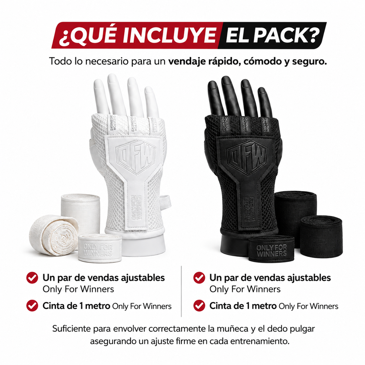 OnlyForWinners QuickWrap™ Bandages